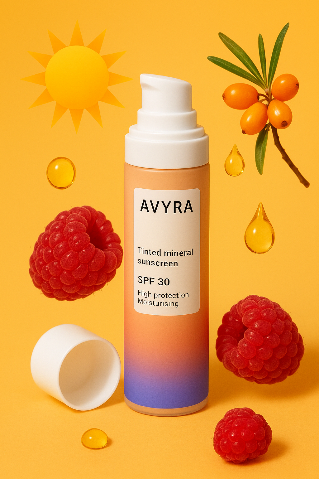 Sunscreen SPF30, with tint