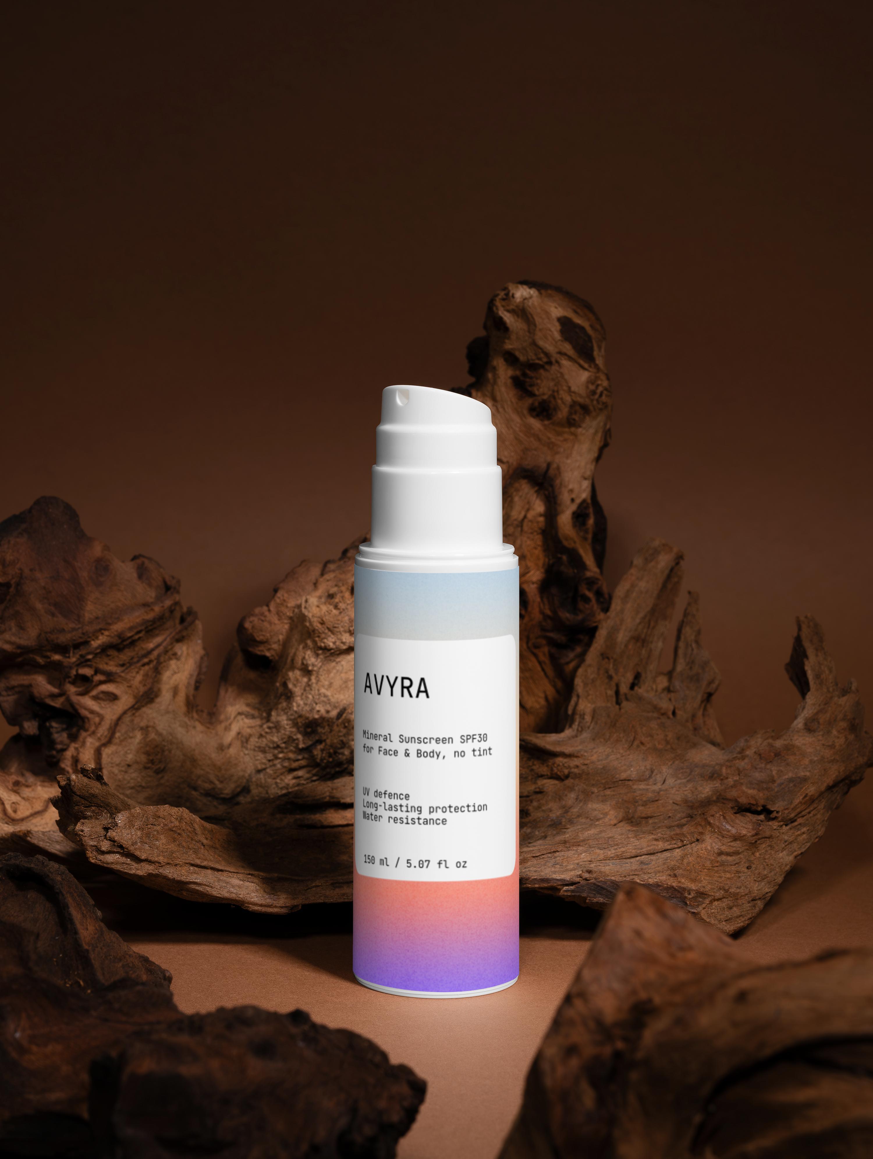 Mineral Sunscreen SPF30 for Face & Body, no tint
